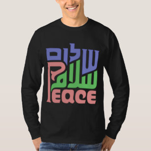 Peace Shalom Salaam mens shirt