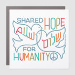 Peace Shared Hope For Humanity  Car Magnet at Zazzle