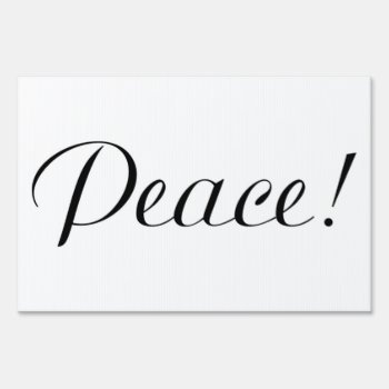 Peace Sign by Awesoma at Zazzle