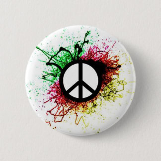 peace sign 1 pinback button