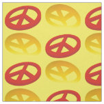 Peace sign 3D with shadow + your backgr. &amp; ideas Fabric