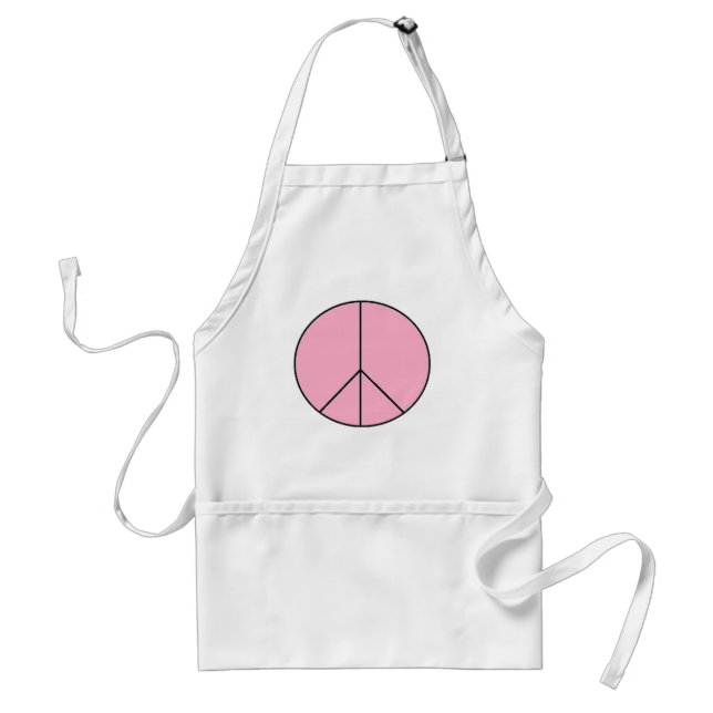 PEACE SIGN ADULT APRON (Front)