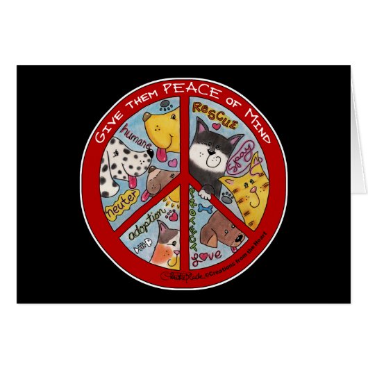 Peace Sign-Animal Protection (Front Horizontal)