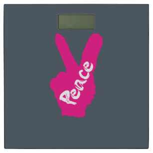 Peace Signs Bathroom Scales Zazzle Peace Sign Bathroom Scale