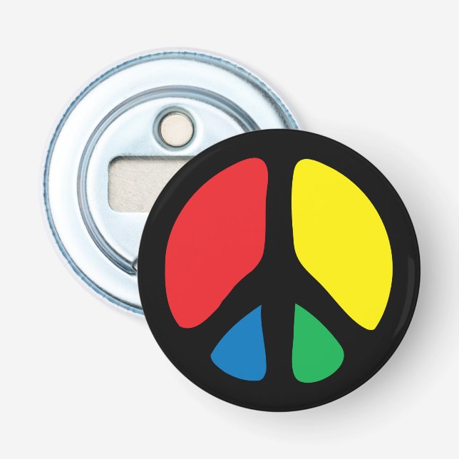 Peace Sign Bottle Opener (Front)