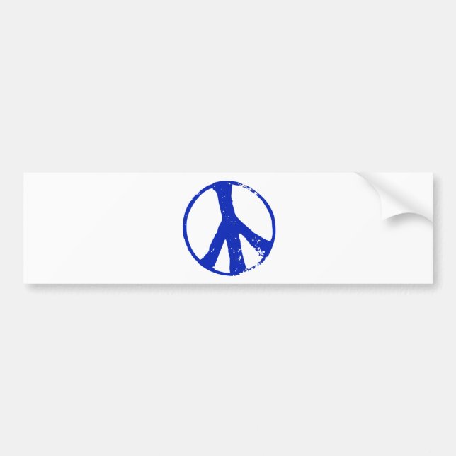 Peace Sign Bumper Sticker (Front)
