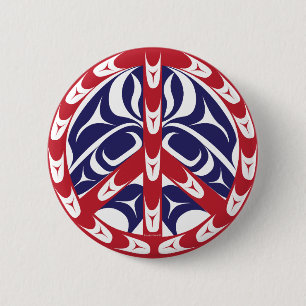 Peace Sign Button
