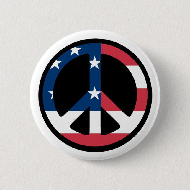 peace sign button (Front)