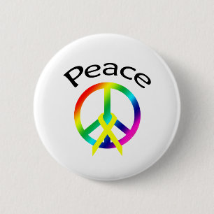 peace sign button