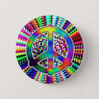 peace sign button