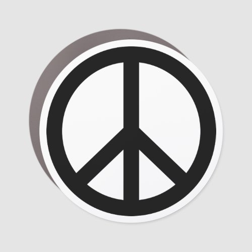 Peace Sign Car Magnet