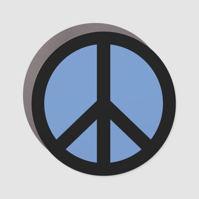  Peace Sign Car Magnet (Front)