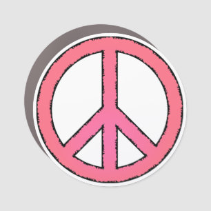 Peace Sign Car Magnet