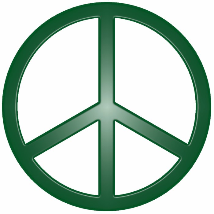 Peace Sign Cut Out