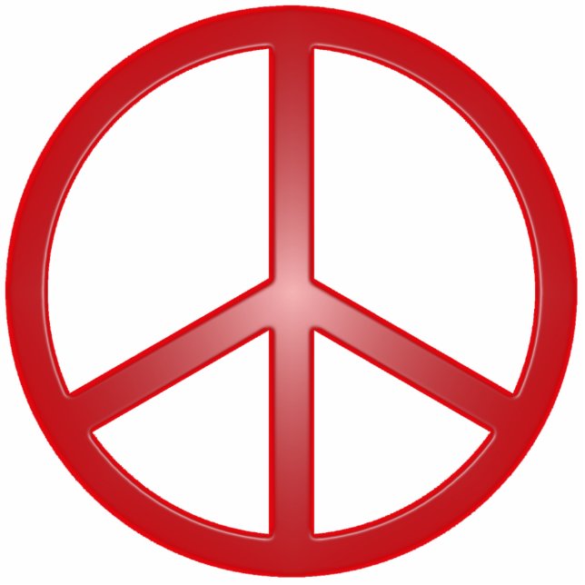 Peace Sign Cutout (Front)