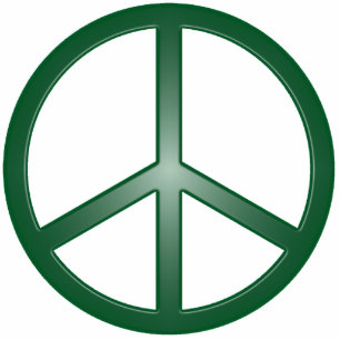 Peace Sign Cutout