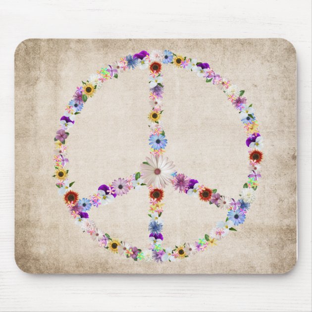 Peace Sign Mouse Pad