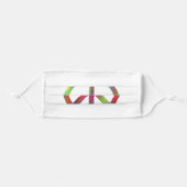 Peace Sign Face Mask (Front, Folded)