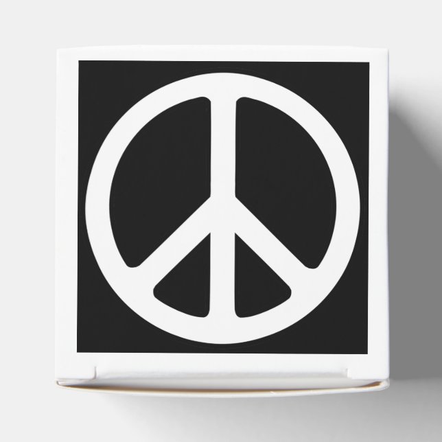 Peace Sign Favor Boxes (Top)