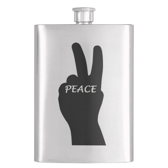 PEACE SIGN FLASK (Front)