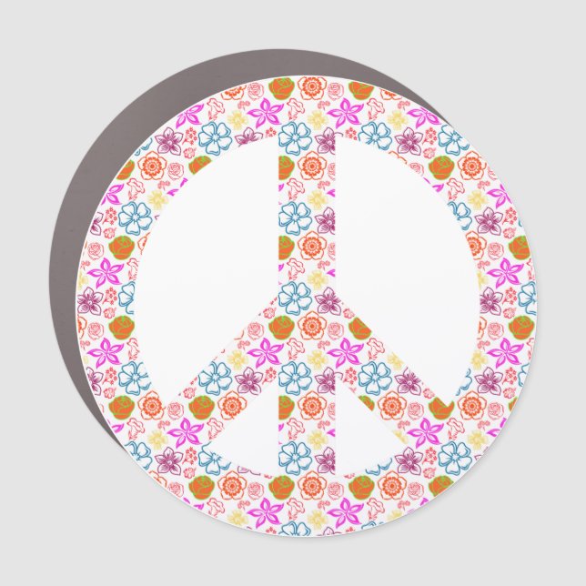 Peace Sign Flower Pattern (Front)