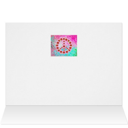 Peace Sign Flowers (Inside Horizontal (Top))