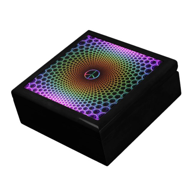Peace Sign Gift Box (Side)