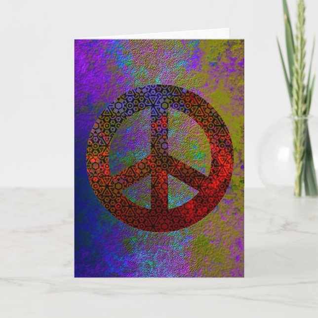 Peace Sign Holiday card (Front)