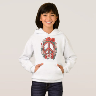 peace sign hoodie