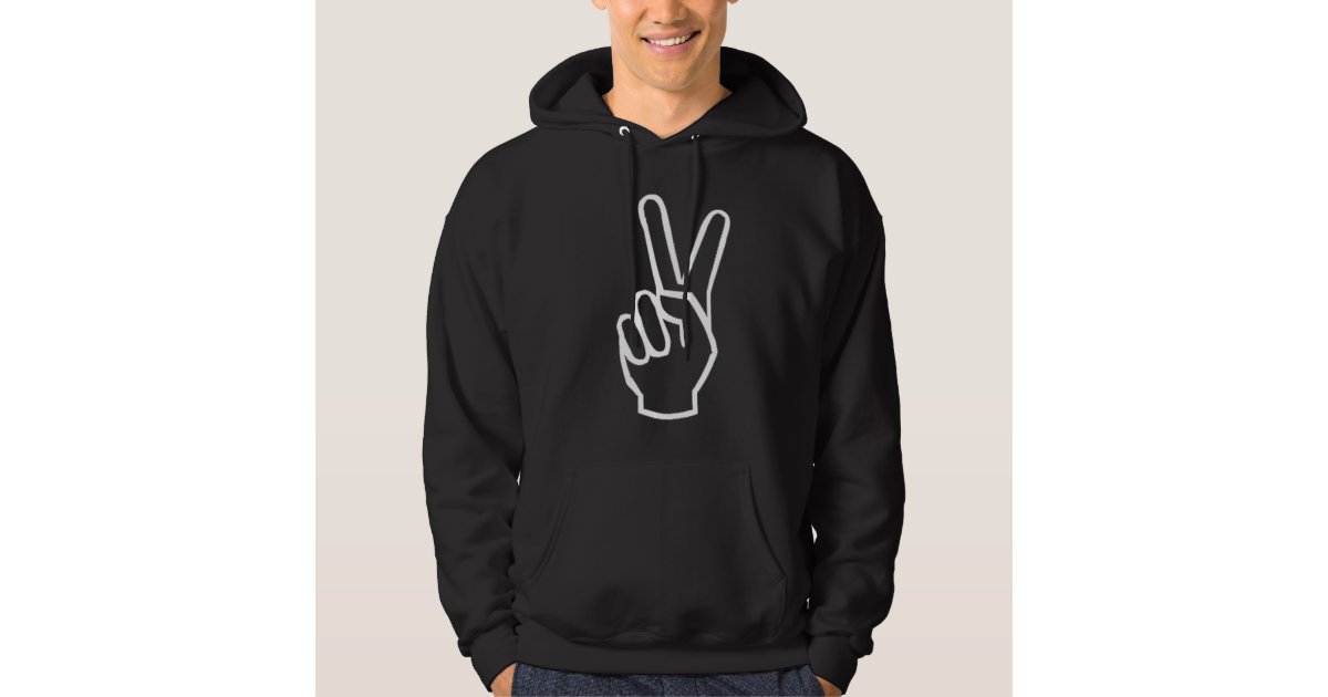 Peace Sign Hoodie | Zazzle