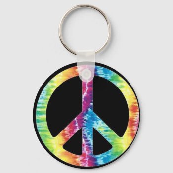 Peace Sign Key Chain by jricher1321 at Zazzle