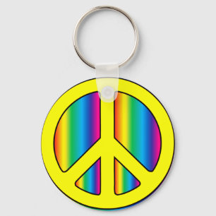 Peace Sign Keychain