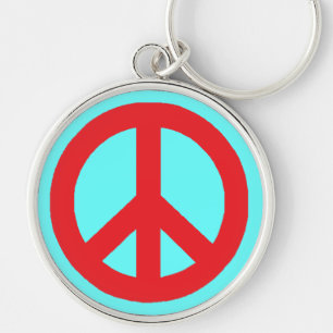 Peace Sign Keychain