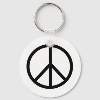 peace sign keychain