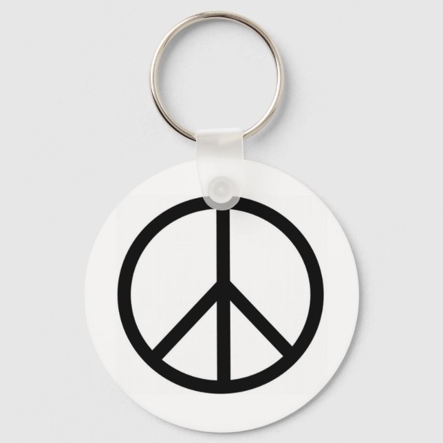 peace sign keychain (Front)