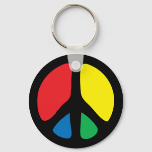 Peace Sign Keychain