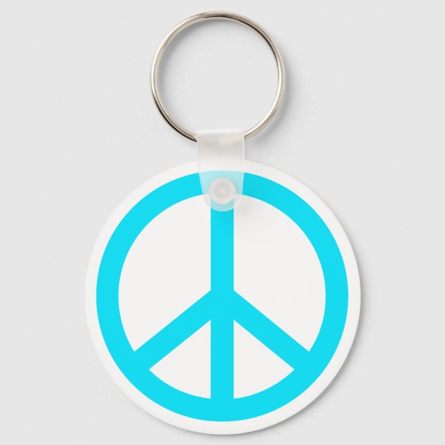 peace sign keychain (Front)