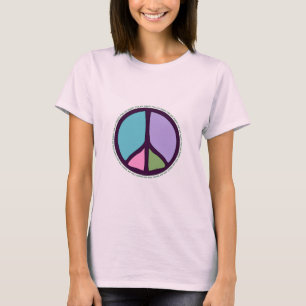 Peace Sign Ladies Organic T-Shirt