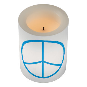 Peace Sign Candles Candle Holders Zazzle Peace Sign Led Flameless Candle