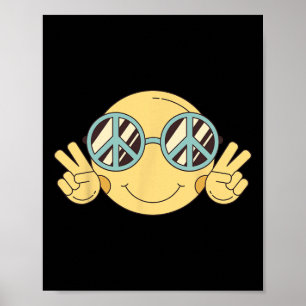Peace Sign Love 60s 70s Groovy Hippie Costume Hall