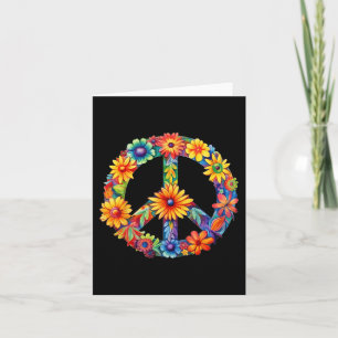 PEACE SIGN LOVE 60s 70s Groovy Hippie Costume Hall Card