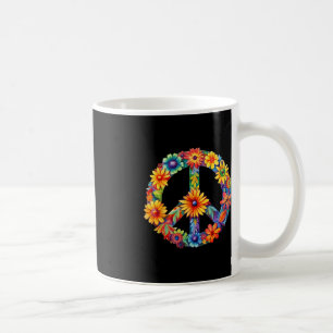 PEACE SIGN LOVE 60s 70s Groovy Hippie Costume Hall Coffee Mug