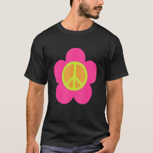 PEACE SIGN LOVE 60s 70s Tie Dye Hippie Costume 2 T-Shirt