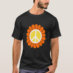 PEACE SIGN LOVE 60s 70s Tie Dye Hippie Costume T-Shirt