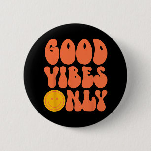 PEACE SIGN LOVE 60s 70s Tie Dye Hippie Halloween C Button