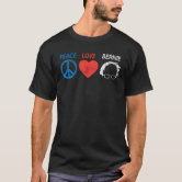 Peace Sign Love Heart Bernie Sanders Wig 2020 President T-Shirt
