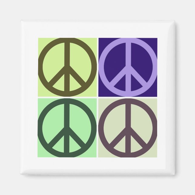 Peace Sign Magnet (Front)