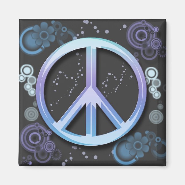 Peace Sign Magnet (Front)