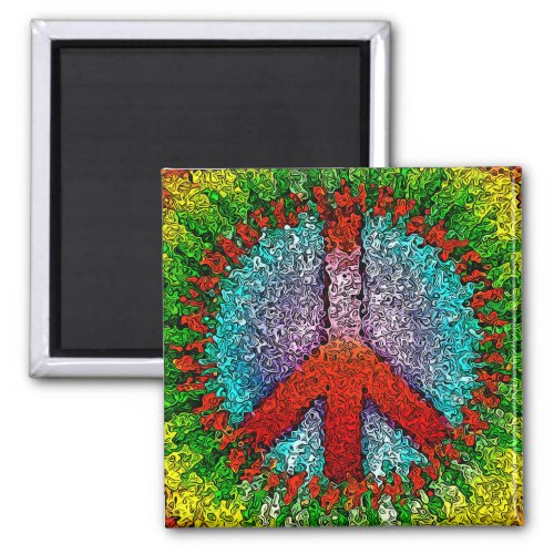 Peace Sign Magnet