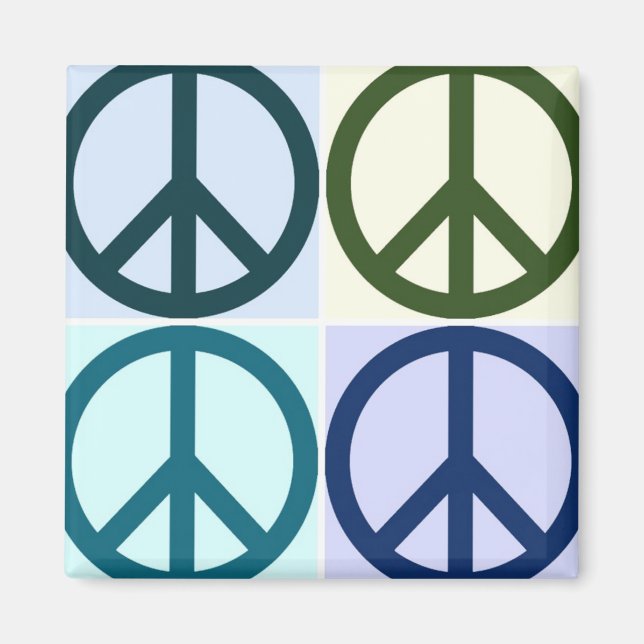 Peace Sign Magnet (Front)